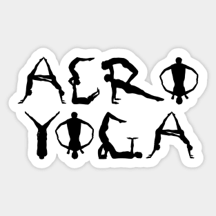 Acro Yoga Sticker